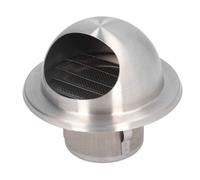 Bouche d'aération murale, Bouche d'aération en acier inoxydable, Bouche d'aération extérieure, Bouche d'aération murale, Grille d'aération ronde, Décoration de la maison