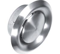Bouche d'aération ronde, bouche d'aération domestique, bouche d'aération murale en acier inoxydable, couvercle de gaine de ventilation, alimentation en gaz d'échappement