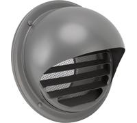 Bouche d'aération ronde en acier inoxydable Couvercle de persienne étanche à l'eau et au vent Bouche d'aération murale externe pour système de ventilation