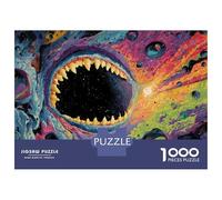 Bouche de Démon Puzzles 1000 Pièces Univers Puzzles pour Adultes Jeu Éducatif Jouet Défi Enfants Cadeaux 52x38cm/1000pcs