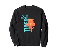 Bouche de Tigre Facile à Sortir avec de Grandes Dents Qui sautent sur Vous Sweatshirt