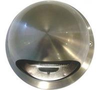 Bouche d'extraction acier inoxydable vernis Diam.18.3 cm G