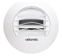 Bouche d'extraction autoreglable Be 45 j - 45 m3/h - diametre 125 - VMC tertiaire - Grille blanche