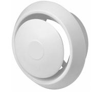 Bouche d'extraction d'air - AWENTA - Diamètre 125 mm - ABS - Plaque mobile - Réglage facile - Blanc