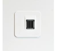 Bouche d'extraction hygroréglable pour encastrement Élégant UPO AH 80 B de Aereco - 140154