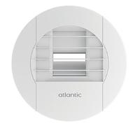 bouche d'extraction hygroréglable - sdb - diamètre 125 mm - 10 / 45 m3/h - atlantic 542465