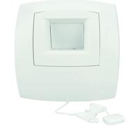 Bouche d'extraction hygroréglables - Bahier curve S - Aldes - Simple flux - Diamètre 80 mm