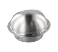 Bouche d'extraction ronde 100mm anti-retour Bouche d'extraction(100mm) | Clapet anti-retour intégré, flux d'air optimal, finition brossée, installation rapide, diamètre 100mm