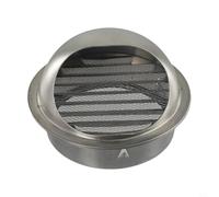 Bouche d'extraction ronde acier 100mm anti-retour Bouche d'extraction(150mm)