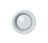 Bouche d'extraction et d'insufflation BEM métallique rond 100 mm réglable UNELVENT 850017