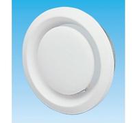 Bouche d'extraction plastique série boc p 125 diam. 125 mm unelvent 850020