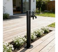 Bouche d'incendie antigel l'irrigation des pâturages ferme jardin, colonne d'eau avec distributeur à double robinets, robinet extérieur debout jardin, irrigation pelouse(Style 2,Height: 95cm/37.4in)