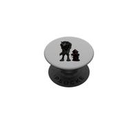 Bouche d'incendie Loup-Garou Pas si Effrayant Big Dog Gotta Go PopSockets PopGrip Adhésif