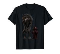Bouche d'incendie Loup-Garou Pas si Effrayant Big Dog Gotta Go T-Shirt Graphique avec Valeur