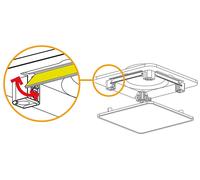 Bouche d'insufflation ou d'extraction salle de bains et WC D80 mm Unelvent