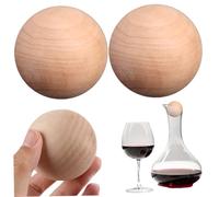 Bouche en liège, bouchon de vin en bois de 2 pcs 2 pcs, bouchons carreaux vitrage à vin