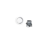 Vortice Bouche fixe d'extraction sanitaire AXELAIR – manchon placo 3 griffes – diam 80 mm