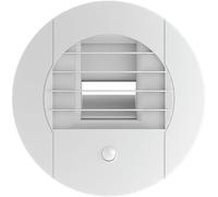 Unelvent Bouche VMC hygroréglable temporisée salle de bain avec WC à pile 15/45/45 m3/h