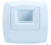 Bouche hygroréglable bahia curve s b21 - salle de bain - 80mm - 5 à 45 m³/h