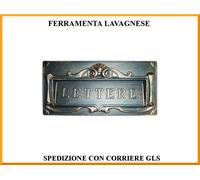 Bouche Pour Lettres En Aluminium Bronze À Appliquer