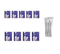 Bouche rafraîchissant blanchissant goût menthe (5 sachets) - Format nomade | Procure une fraîcheur et un confort durables, élimine le tartre, convient à tous les types de dents, et est compact et léger