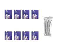 Bouche rafraîchissant blanchissant goût menthe (5 sachets) - Format nomade | Procure une fraîcheur et un confort durables, élimine le tartre, convient à tous les types de dents, et est compact et léger