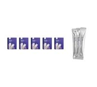 Bouche rafraîchissant blanchissant goût menthe (5 sachets) - Format nomade | Procure une fraîcheur et un confort durables, élimine le tartre, convient à tous les types de dents, et est compact et léger