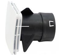 Bouche VMC fixe carrée plastique - diamètre 80 mm AXELAIR