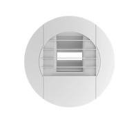 Bouche Vmc Hygroréglable Behc.p 15-45/135 - Cuisine - ø 125mm - 15 à 45 M³/h - Bouton Poussoir