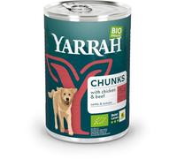 Bouchées Bio Boeuf Poulet en Sauce aux orties et à la tomate Yarrah - Chien