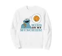 Bouchées Classiques Happy Hungry de Sesame Street Cookie Monster Sweatshirt
