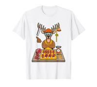 Boucher De Cerf Tableau Diagramme Morceaux Découpe du T-Shirt