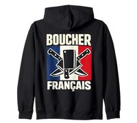 Boucher Français Fierté Métier Artisan Cadeau Sweat à Capuche