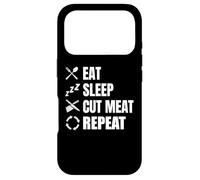Boucher Horaire Quotidien Amateur de Steaks Carnivore Coque pour iPhone 17 Pro