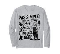 Boucher Idée Cadeau Humour Boucherie Manche Longue