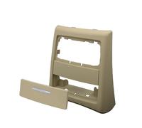 Bouches D'aération Climatisation Automobile Grille Ventilation Climatisation Arrière Améliorée Cadre Extérieur Couvercle Cendrier Garniture Pour BMW Série 3 E90 E91 2005-2012(Beige Model D)