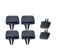 Bouches D'aération Climatisation Automobile Intérieur A/C Climatisation Grille Ventilation Languette Coulissante Pince Bouton Garniture Pour VW Pour Golf 7 .5 R GTI GTD MK7 2013-2020(1Set-6PCS)