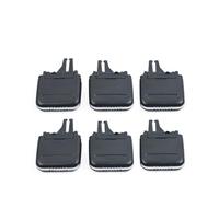 Bouches D'aération Climatisation Automobile Kit Réparation Clip Sortie Curseur Grille Ventilation Centrale Avant Et Arrière Voiture Pour Cayenne 2010-2016(6PCS)