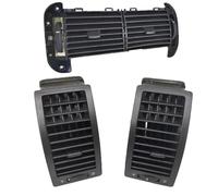 Bouches d'Aération pour Polo Classic 2004 2005 2006, Tableau Bord Console Grilles Climatisation Auto Ventilation Installation Facile Accessoires,Sliver L R 2 pcs