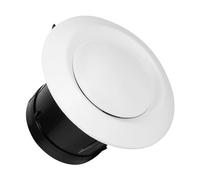 Bouches D'aération Réglables, Couvercle de Conduit 4 Tailles Diffuseur de Plafond D'alimentation D'échappement pour Tuyau de Ventilation (75mm)