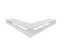 Bouches de ventilation d'angle - Ailes égales - CB-tec blanc