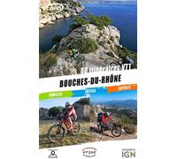 Bouches-du-rhone vtt 88 circuits vtt - Cédric Tassan - Vtopo - broché - Guide