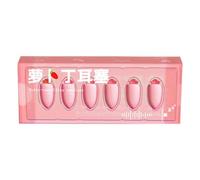 Bouches Oreilles 6 Pièces Bouchons Anti-Bruit pour le Sommeil | Confortables Réutilisables Protection Auditive Imperméable pour Travail Étude Nuit Rose B