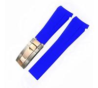 Bouchette de montée en silicone imperméable de 20 mm Bandle de montre de montre de boucle de boucle de boucle de boucle pour la boucle noire sous g/m/t-orange/Green Rose Gold