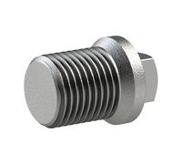 Bouchon 290, AG, R 1/4, température de fonctionnement -20 °C à 300 °C, fonte noire galvanisée à chaud, DIN EN 10242.