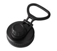 Bouchon à bouche large - Perte-Lide de la perte de bouteilles réutilisables, compatible avec des bouteilles en plastique ou en acier | Couvercle avec une grande poignée non glissante, idéale pour le v