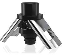 Bouchon à champagne HirrWill pour champagne, cava, prosecco et vin mousseux, avec pompe à pression intégrée. Laissez le couvercle s'envoler et faites scintiller vos bulles Inox + ABS