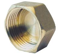 Bouchon à compression femelle en laiton Pronorm 15/21 - 1/2", lot de 2