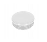 Bouchon à lamelle pour Tuyau Rond 20mm - Blanc - PE Polyéthylène - Bouchons de Couverture - Cache Tube en plastique robuste - pour une protection parfaite