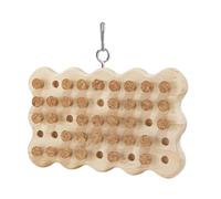 Bouchon à mâcher pour oiseaux, jouet en liège, jouet d'entraînement pour oiseaux, jeu de chasse au trésor, en bois, pour cacher les friandises, les jouets pour perroquets qui améliorent l'intelligence